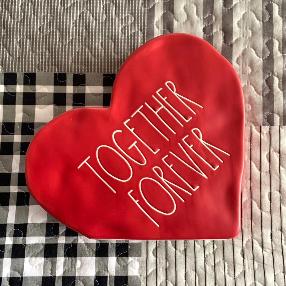Rae Dunn ‘TOGETHER FOREVER’ Large Heart